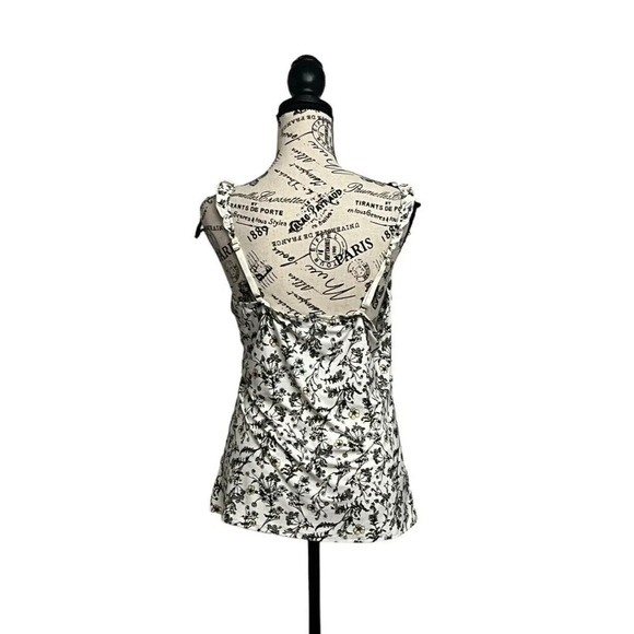 Laundry by Shelli Segql floral cami blouse fairy preppy whimsical boho hippie L - Picture 4 of 8
